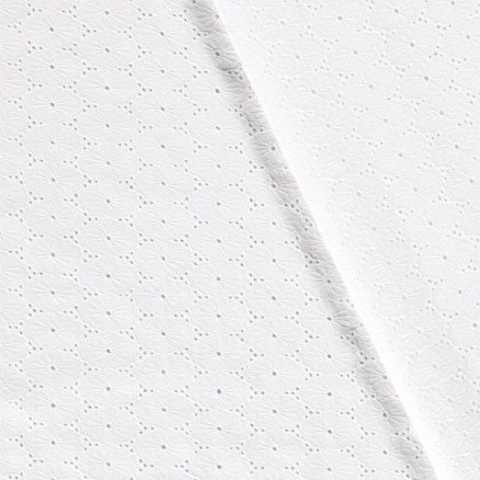 Balsløw Broderi Anglaise 135cm 050 Hvit Design 4 50cm Balsløw Broderi Anglaise 135cm 050 Hvit Design 4 50cm