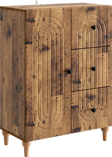 Serviesskap Gammelt tre 66 x 34,5 x 90 cm Konstruert tre Serviesskap Gammelt tre 66 x 34,5 x 90 cm Konstruert tre