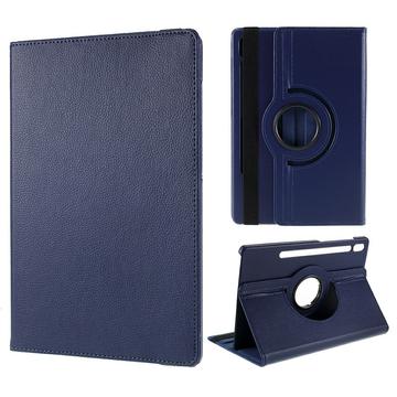 Samsung Galaxy Tab S10 FE+ 360 Rotary Folio-etui Mørkeblå