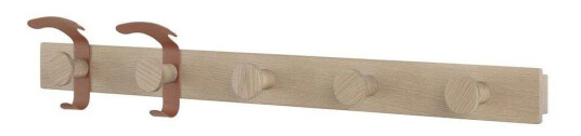 Muuto - Avail Coat Rack Oak/Copper Brown Muuto - Avail Coat Rack Oak/Copper Brown