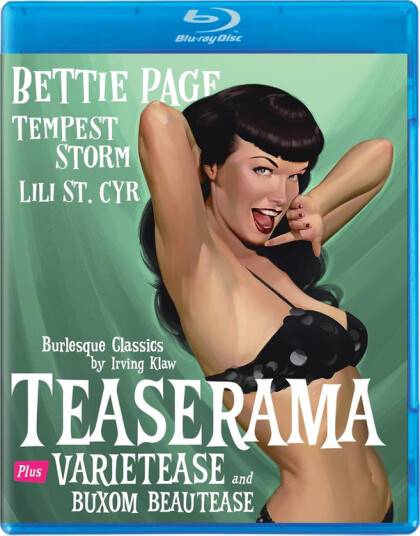 Bettie Page Triple Feature: Varietease / Teaserama / Buxom Beautease Bluray