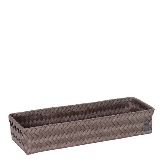 Handed By Fit lang oppbevaringskurv 39x12x7 cm taupe
