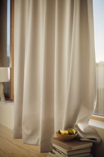 Jotex Målbestilt Mørkleggende Gardin Lysbeige ESTELLE 215390402004