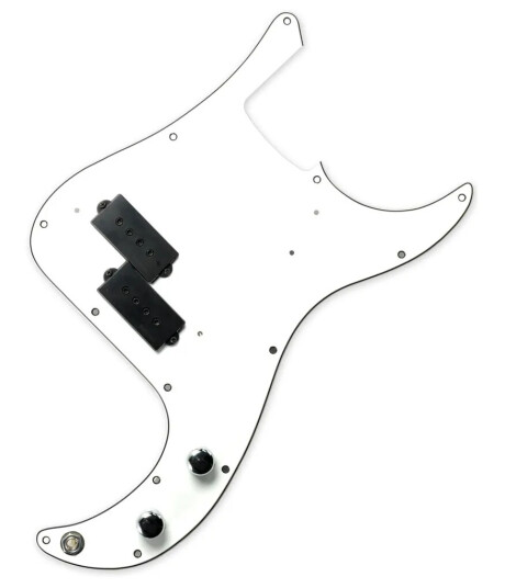 Dimarzio Fb2100wa1bk Pre-Wired Pickguard P-Bass, Model P