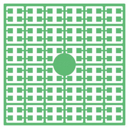 Pixelhobby Midi Perler 348 Ekstra lys Smaragdgrønn 2x2mm 140 pixels