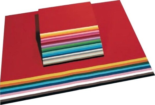 Folia Kartong 50x70 cm 300 g/m² Krem 10 ark