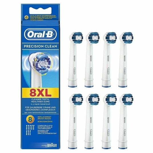 Oral-B Precision Clean Børstehoder Original 8 stk.