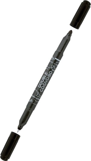 Centropen 3616 Permanent Merkepenn Dobbelspiss 0,6/2,5 mm Blå