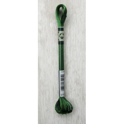DMC Mouliné Satin Floss Broderigarn 700 Grønn