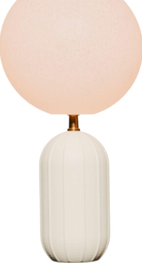 NewGarden Monica 50 Bordlampe   Batteri og solcelle dimbar fjernkontroll skumringssensor   Beige