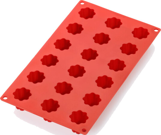 Lékué Lékué cannelé bordelais silikonform mini Rød
