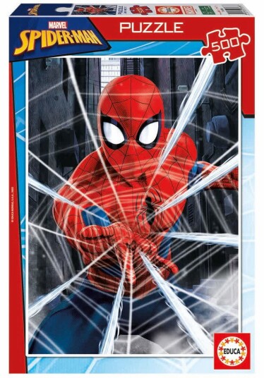 Educa Borras Spider Man Puslespill 500 brikker