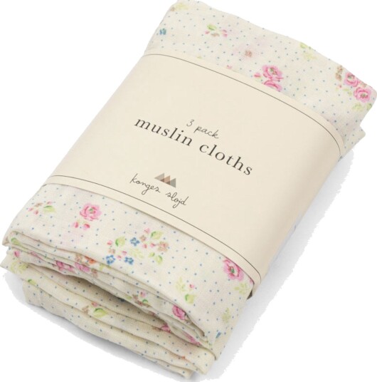 Konges Sløjd Nonoka 3 Pakke Muslin Cloth GOTS
