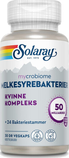 Solaray mycrobiome kvinne 30 kapsler Solaray mycrobiome kvinne 30 kapsler