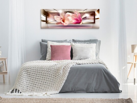 Tavle Flowers Outside The Frame 1 Part Narrow 150X50 Artgeist sp. z o. o.