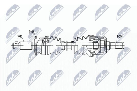 Nty Drivaksel NTY NPW HY 623