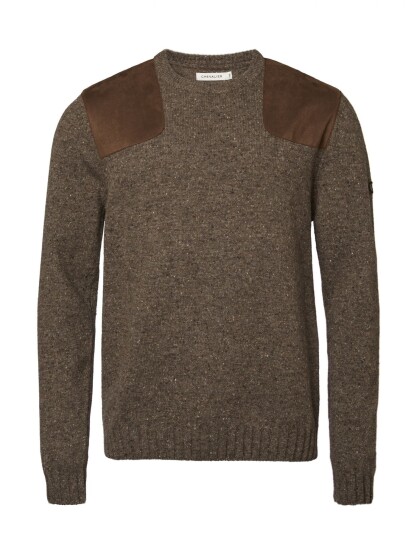 Chevalier Burton Shooting Wool Pullover Men Nougat Neps 2XL 2XL