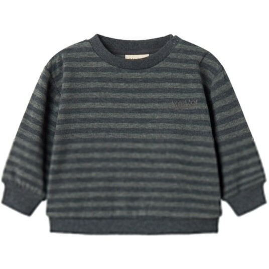 MarMar Modal Sweat Forest Stripe Mel. Tammas B Bluse 18 mdr/86