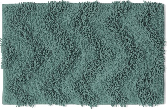 Baderomsmatte Tressa mørk grønn Størrelse: 70 x 120 cm Baderomsmatte Tressa mørk grønn Størrelse: 70 x 120 cm