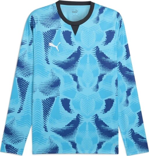 PUMA Keeperdrakt Teamtarget Bright Aqua/PUMA Svart L/S XS