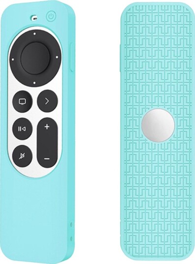 Trolsk Silikondeksel Mønstret (Siri Remote gen 3/2) Turkis