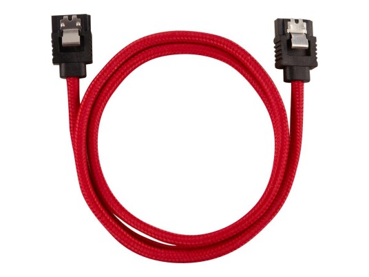Corsair SATA III 60 cm Premium Sleeved Kabel - Svart