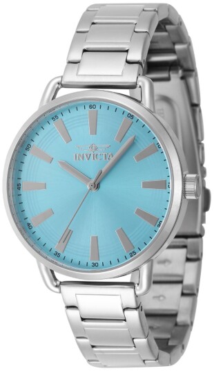 Invicta Dameklokke 47321 Wildflower Turkis/Stål Ø38 mm