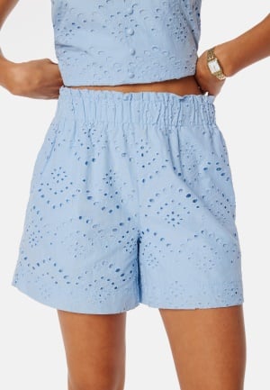 Pieces Pcvilde Mw Shorts Cashmere Blue M