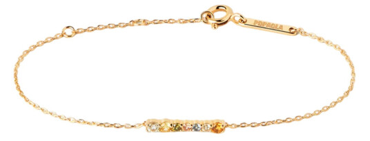 PDPAOLA Rainbow Armbånd Rustfritt stål Gullbelagt PU01-788-U - Dame - 925 sterling silver PDPAOLA Rainbow Armbånd Rustfritt stål Gullbelagt PU01-788-U - Dame - 925 sterling silver
