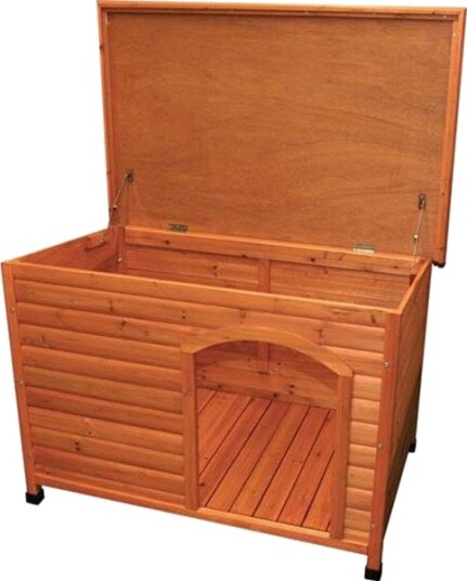 Trixie Hundehus Classic L med Flatt Tak i Furu Trixie Hundehus Classic L med Flatt Tak i Furu