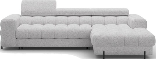 Hjørnesofa Eltap Felro 285x181x93 cm Pellerito 03 Grå Høyre