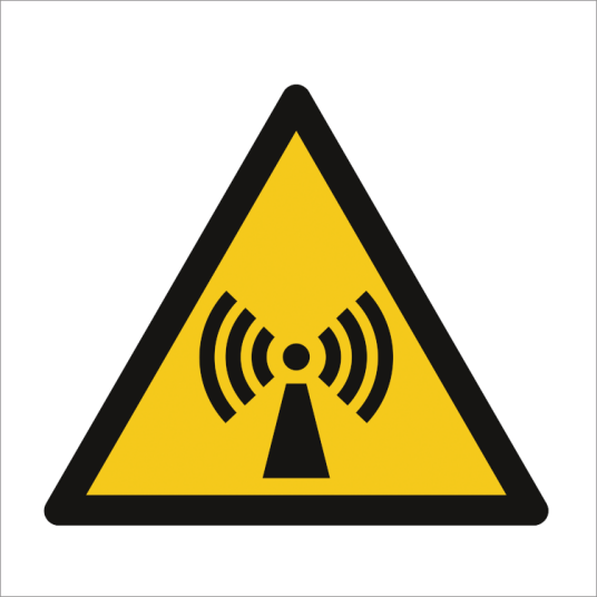 Hazard & Warning sign- Non-ionizing radiation