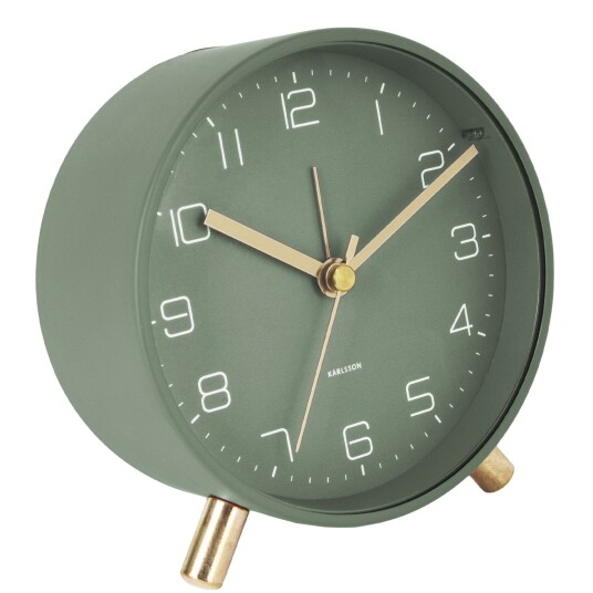 Karlsson Lofty Alarm Clock Vekkeklokke KA5752GR - Unisex - 11 cm - Kvarts urverk Karlsson Lofty Alarm Clock Vekkeklokke KA5752GR - Unisex - 11 cm - Kvarts urverk