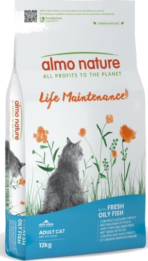 Almo Nature Holistic Tørrfôr Functional Life Maintenance Fet & Ris Fisk 12 kg