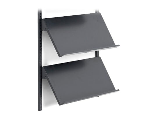 Tidsskriftshylde 600X360 Mm Metalgrå