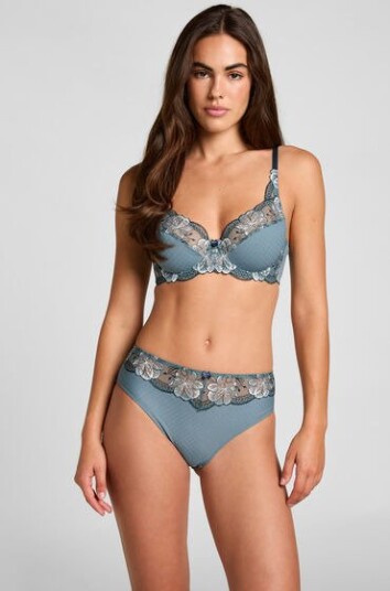 Hunkemöller Høy Midje Truse Helena Blå