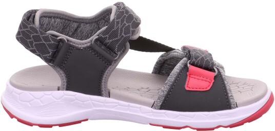 Superfit Criss Cross Sandaler Grey/Pink Str. 27 Superfit Criss Cross Sandaler Grey/Pink Str. 27