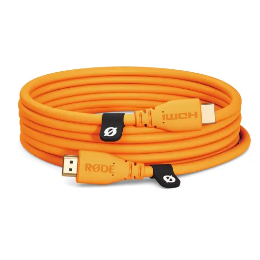 Røde HDMI-Kabel 3m Orange 3m Oransje