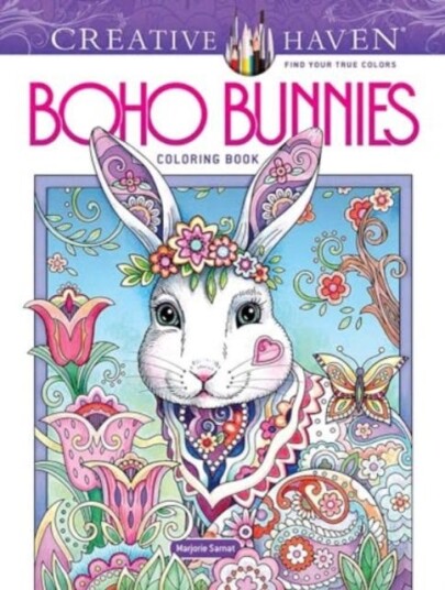Creative Haven Boho Bunnies Coloring Book Creative Haven Boho Bunnies Coloring Book