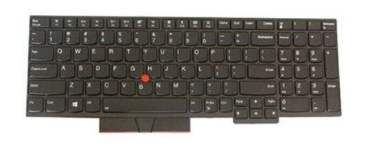 Lenovo - notebook replacement keyboard - German - black - Brbart tastatur - til utskifting - Tysk - Svart