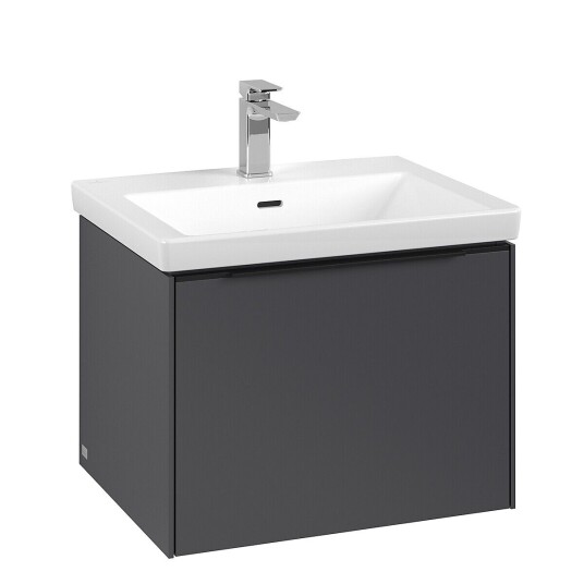 Villeroy & Boch  Subway 3.0 Servantskap m/1 skuff 572x429x478 mm Grafitt Matt
