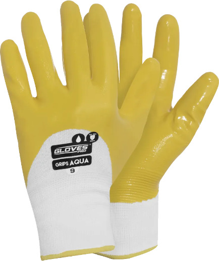 Gloves Pro Arbeidshanske Grips Aqua Oljeresistent