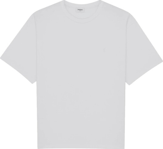 Saint Laurent Herre Topper Hvit M,
