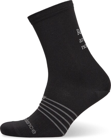 New Balance Pro Run Graphic Crew Socks 1 Pair   BLACK   S