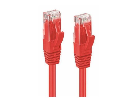 Microconnect Nettverkskabel Rj 45 Hann Til Rj 45 Hann 5 M Utp Cat 5E Rød UTP505R