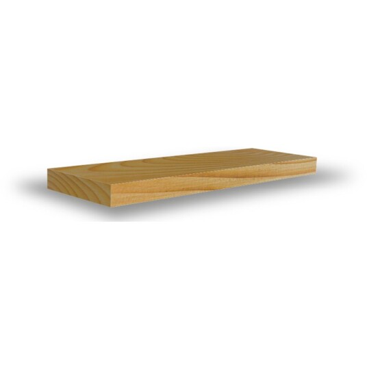Combiwood Glattkantlist Ubehandlet Furu 12x45 mm Natur