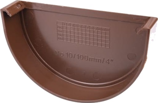 Plastmo endebunn, 25 cm brun brown 106.8x63.8 mm