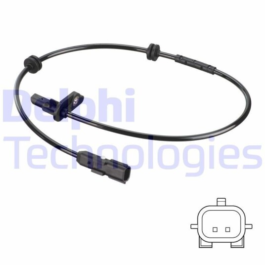 Sensor, ABS DELPHI SS20747