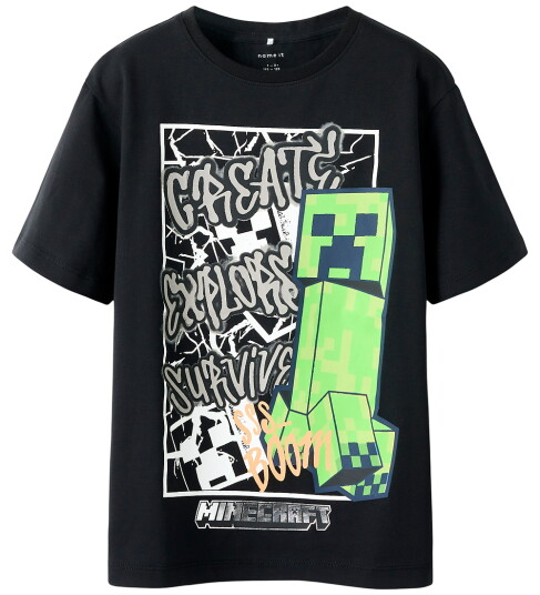 Name It T skjorte NkmMase Minecraft Svart 11 12 år 146 152 T skjorte Name It T skjorte NkmMase Minecraft Svart 11 12 år 146 152 T skjorte