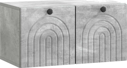 Vegghengt TV skap Betonggrå 59,5 x 31 x 30 cm Konstruert tre Vegghengt TV skap Betonggrå 59,5 x 31 x 30 cm Konstruert tre